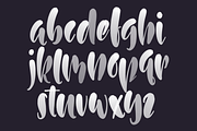 Brushed Letters Watercolor Alphabet, an Object Graphic by The Scratchy Nib (Thumbnail 5 of 5)