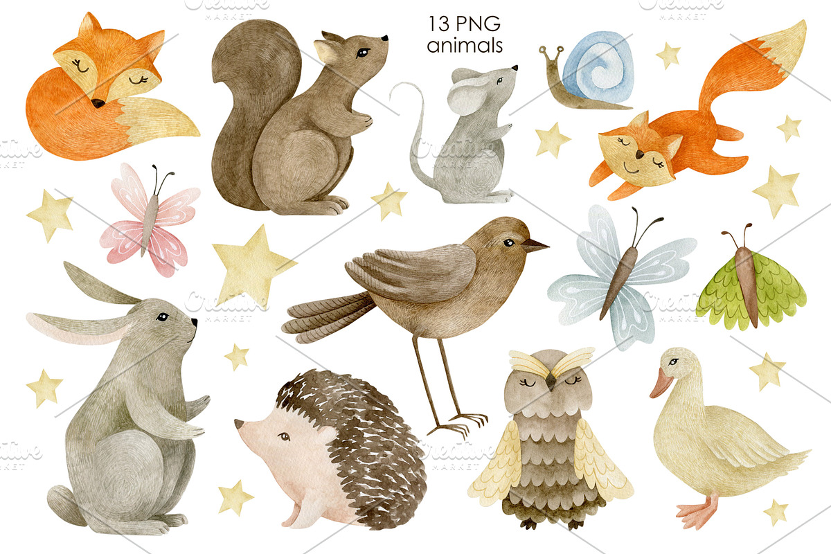 Watercolor autumn collection., a Decorative Illustration by Kira Konoshenko (Photo 4 of 26)