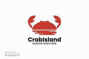 Crab Island Logo, a Branding & Logo Template by Zeer Graphic
