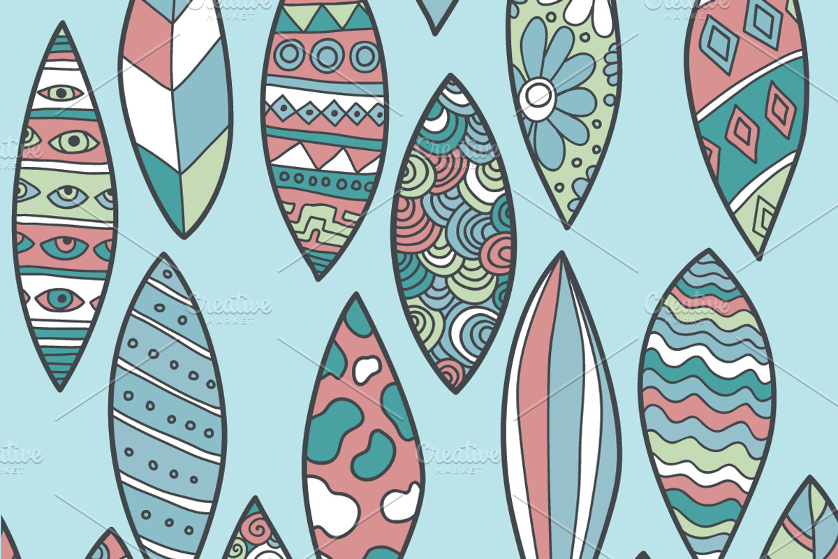 Leaves, a Pattern Graphic by YuliaBiser (Photo 2 of 6)