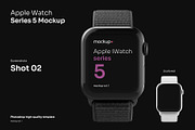 Apple Watch Series 5 Mockup, a Product Mockup by Mockup+ (Thumbnail 3 of 7)
