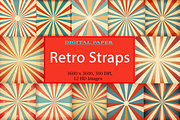 Retro Straps Pattern, a Pattern Graphic by Printable Treasure (Thumbnail 1 of 3)