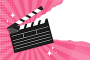 Movie Template in Pop Art Style, a Decorative Illustration by PsychocheArt (Thumbnail 2 of 3)