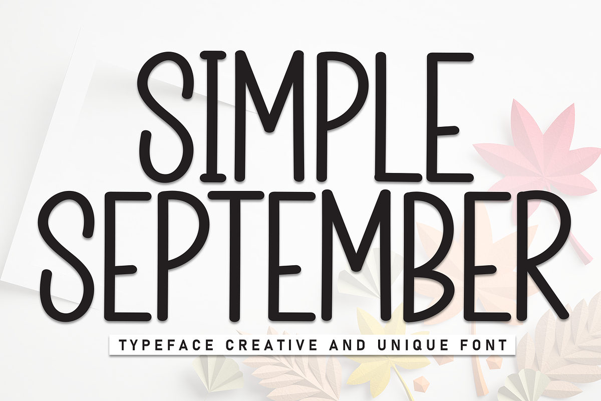 Simple September | Script Font, a Script Font by Scratchones (Photo 1 of 8)