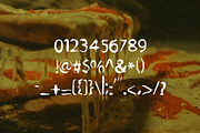 Pizza Lumer Display Font, a Font by Nickhard (Thumbnail 5 of 6)
