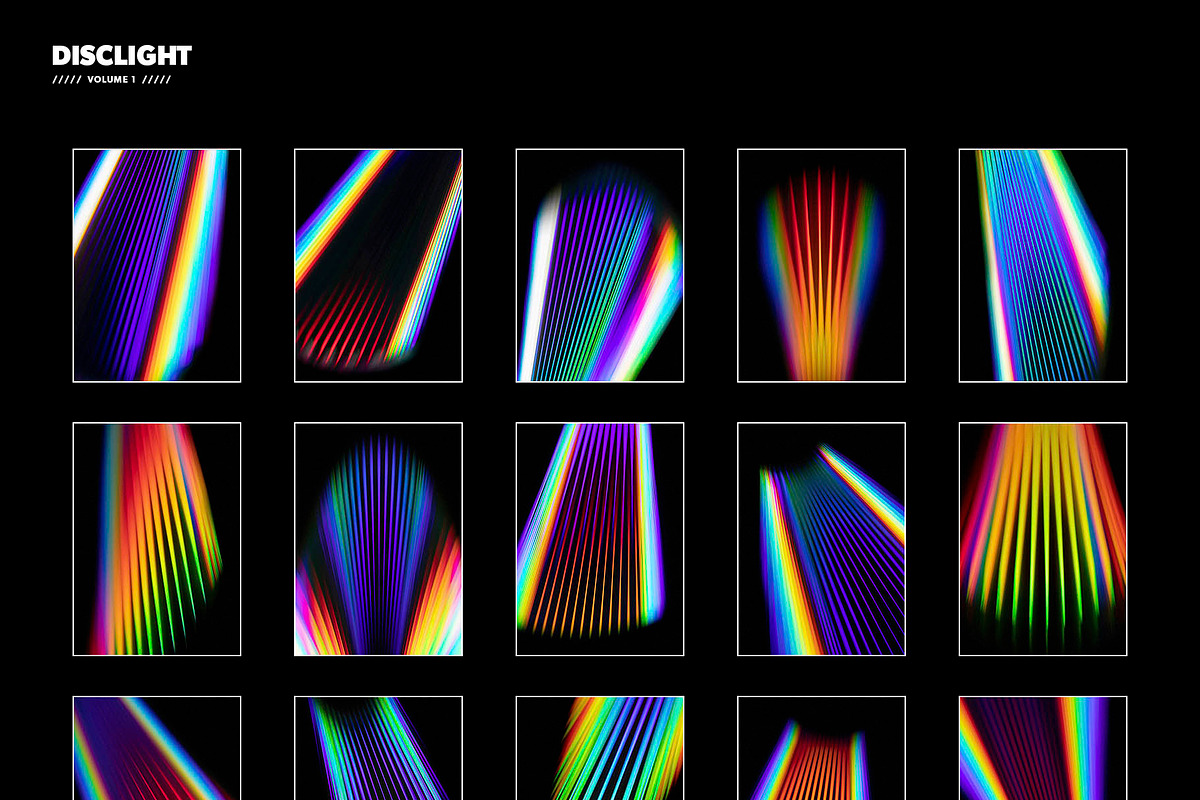 DISCLIGHT - Colorful backgrounds, a Texture Graphic by RAWSTR (Photo 3 of 7)