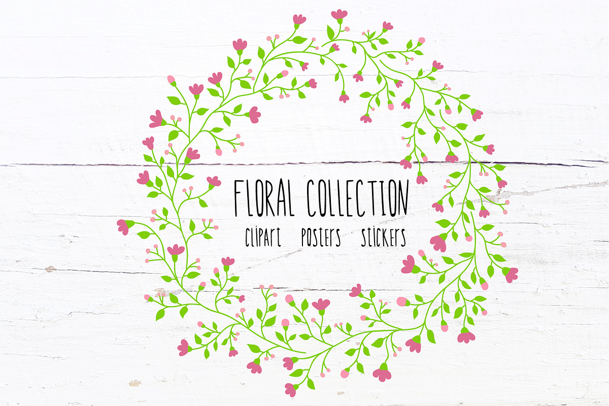 Big floral set, a Decorative Illustration by BerryCaty (Photo 1 of 13)