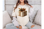 Watercolor Boho Christmas Clipart, a Seasonal Illustration by Black Bird Studio (Thumbnail 5 of 7)