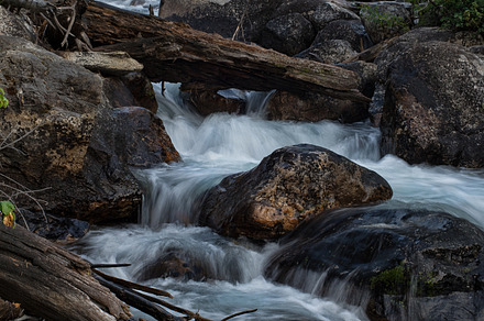 Cascading mountain stream