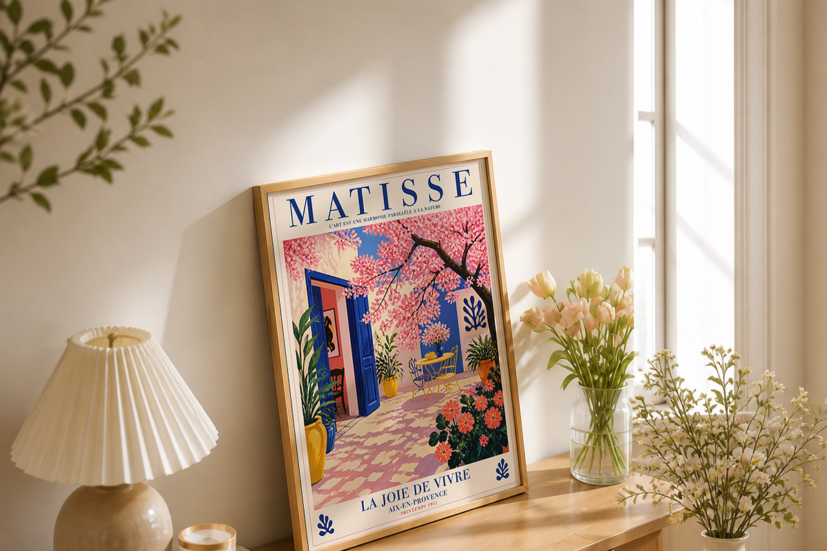 Henri Matisse Garden Wall Art, a Decorative Illustration by elfy creative (Photo 2 of 4)