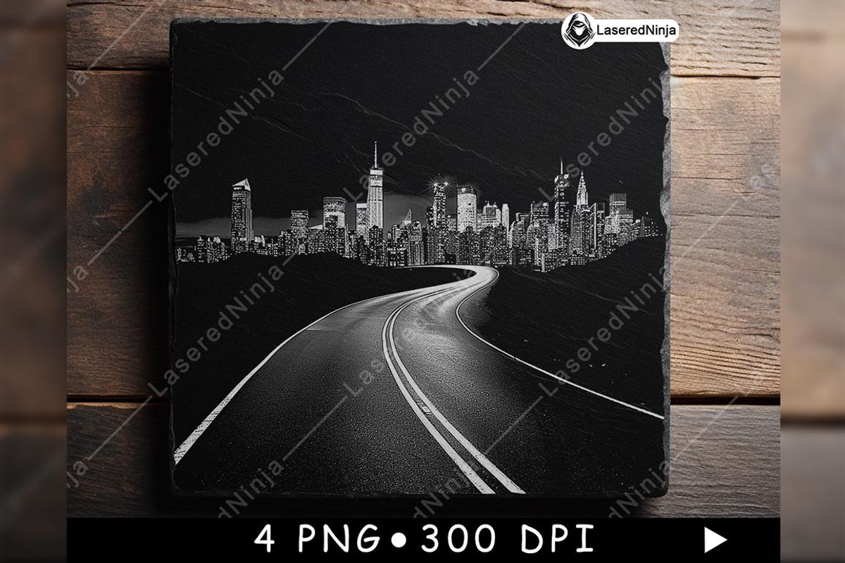 Winding Road to Urban City Travel, a Background Graphic by LaseredNinja (Photo 2 of 7)