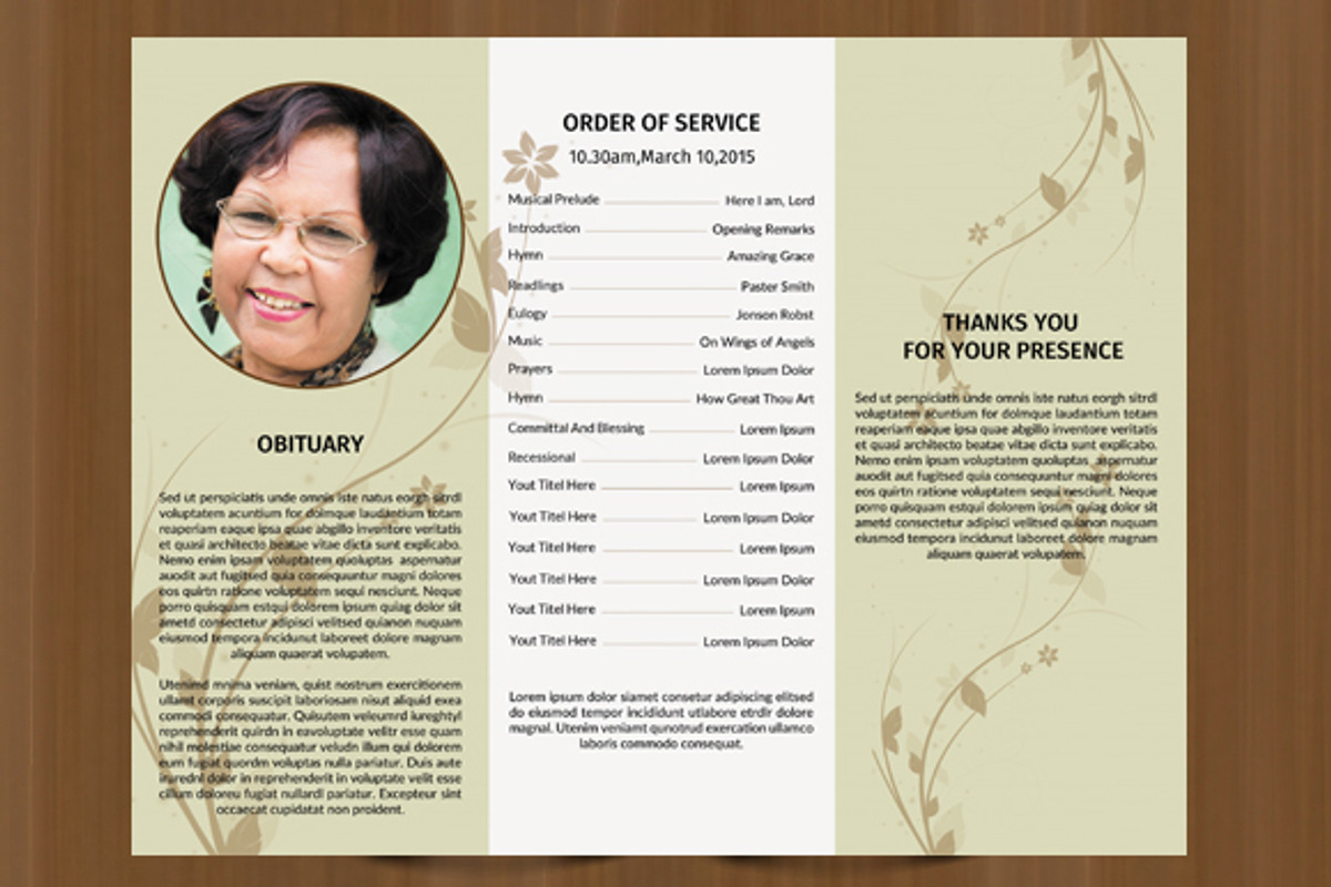 Trifold Funeral program template-184, a Brochure Template by Template Shop (Photo 3 of 3)