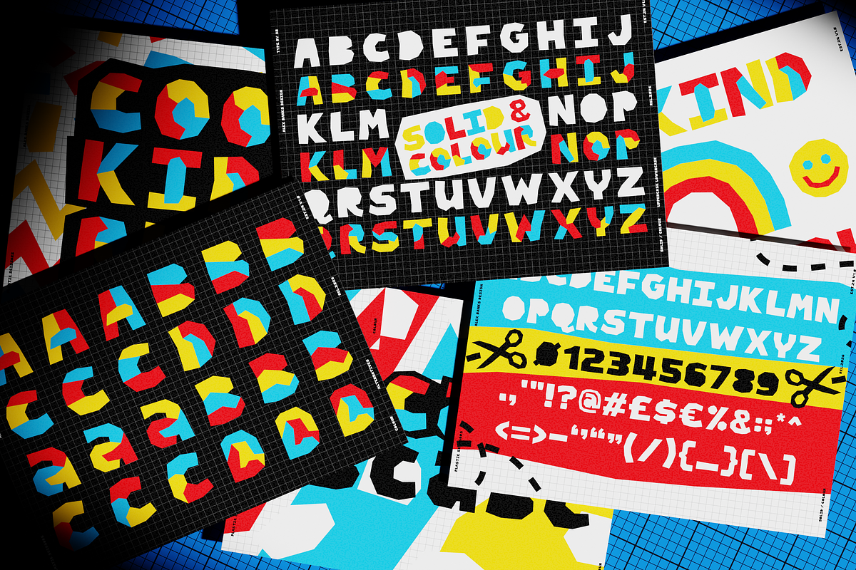 PLASTIC SCISSORS Playful Display, a Sans Serif Font by Alex-Banks Type (Photo 2 of 13)