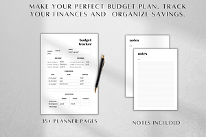 Budget Planner Printable 2024