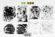 Grunge Vector Textures & Brushes, an Illustration by ElenaKovalyova (Thumbnail 2 of 4)