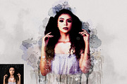 Watercolor Aura Portrait Ps Action, an Action Add-On by Studio Retouch (Thumbnail 17 of 17)