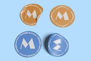 Sticker Mockup, a Mask Mockup by xavier_studio (Thumbnail 2 of 5)