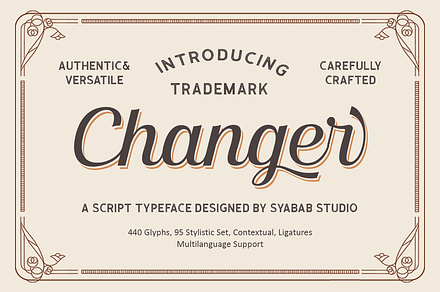 SS Changer - Script Typeface