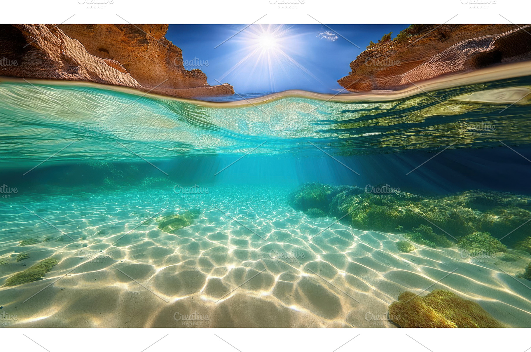 An underwater view of a sandy seabed, a Nature Photo by Igor Tichonow