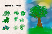Foliage Grass Watercolor FREE BRUSH, a Brush Add-On by Alexiva (Thumbnail 3 of 5)