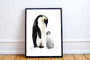 Frozen Land Watercolor Print+ClipArt, an Illustration by Tati Bordiu (Thumbnail 2 of 3)