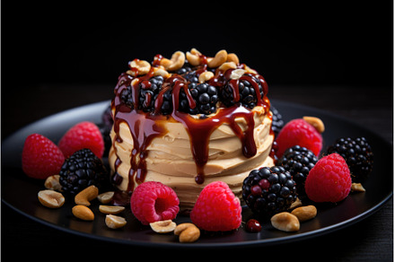 Dense Peanut butter. Generate Ai, a Food & Drink Photo by Ylivdesign