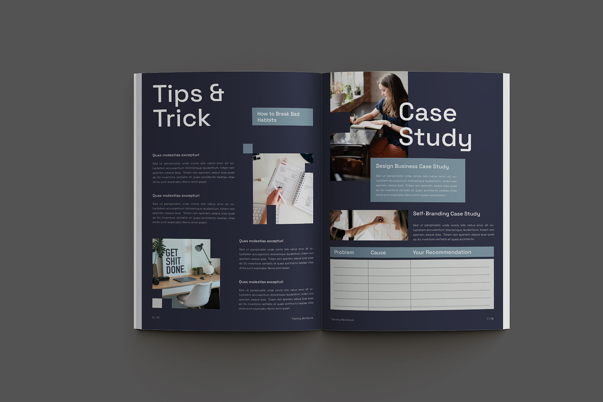 Corporate Training Workbook, a Brochure Template by Neermana (Photo 5 of 10)