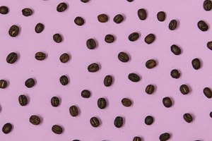 Coffee beans featuring abstract, natural, and liquid