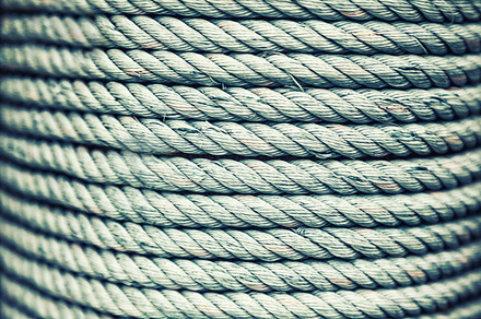 Marine rope background featuring rope, closeup, and nautical, an Abstract Photo by Olezzo