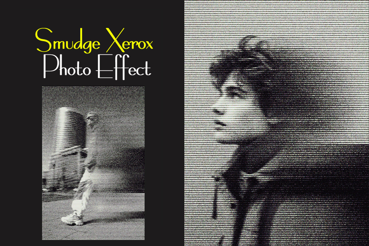 Smudge Xerox Photo Effect, an Action Add-On by 3d_model_tifotizi (Photo 1 of 4)