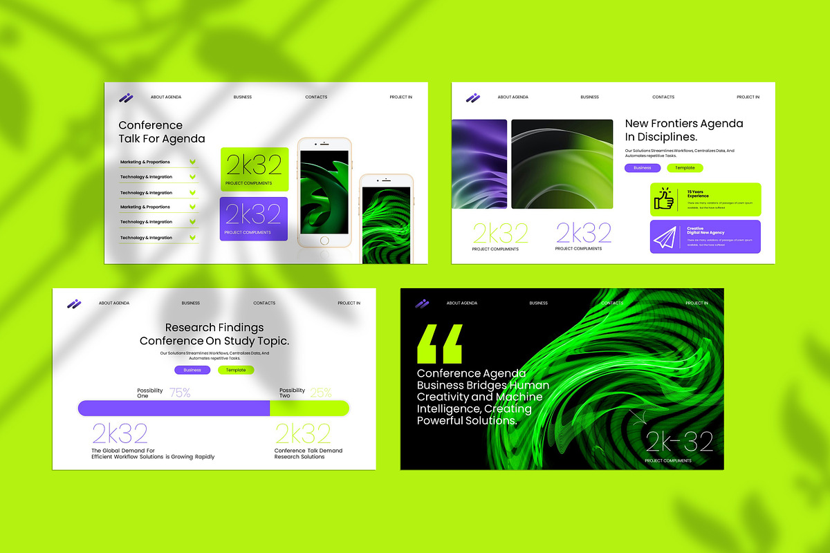 Conference Agenda Template, a Presentation Template by Soraclod (Photo 4 of 9)
