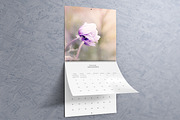 12″x12″ Wall Calendar Mockups, a Mockup by Vectogravic Design (Thumbnail 2 of 8)