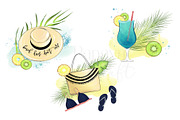 Beach Fashion Clipart, an Illustration by Papaya Craft (Thumbnail 4 of 4)