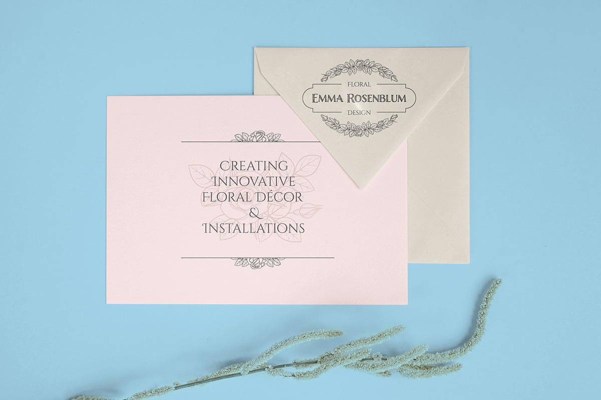 Rose flowers and logos collection, a Branding & Logo Template by Genestro Shop (Photo 3 of 5)