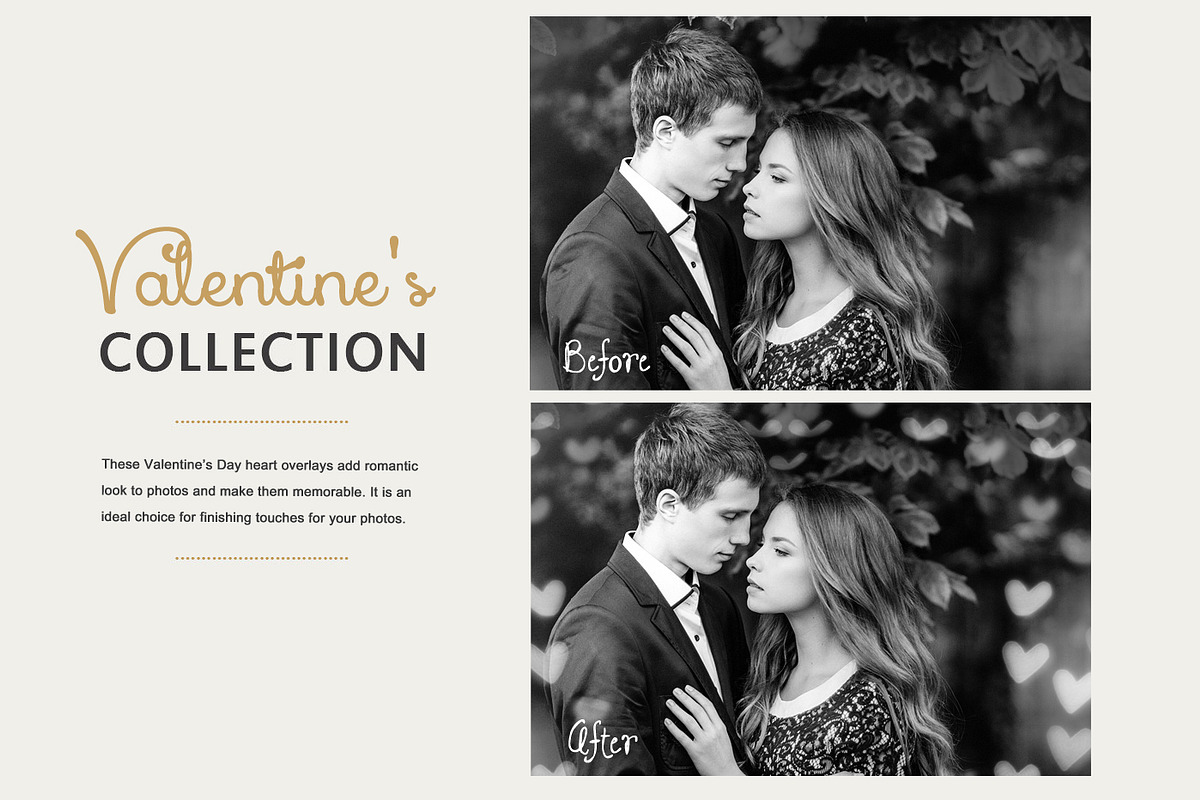 Valentine's Day Photoshop Overlays, a Layer Style Add-On by Creative Shop (Photo 3 of 4)
