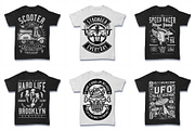 100 Vector Tshirt Designs ( B/W ), an Illustration by roach_graphic (Thumbnail 6 of 20)