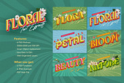 Floral Text Effects, a Layer Style Add-On by Andrew Skoch Design (Thumbnail 9 of 10)
