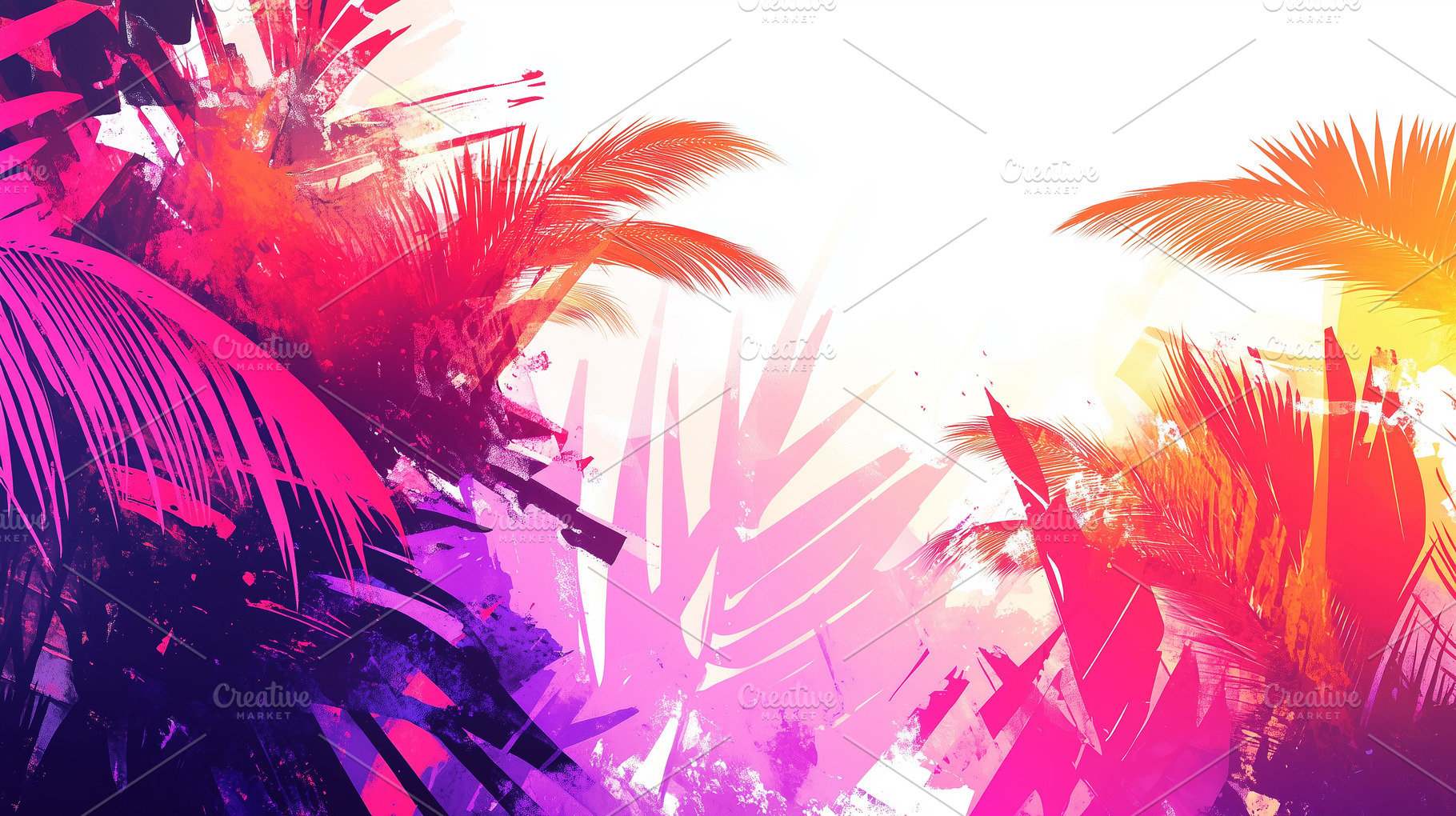 Vibrant tropical background, a Nature Photo by MistyDay