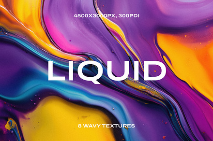 Liquid Textures, a Texture Graphic by Design Squad