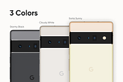 12 Google Pixel 6 Pro Mockups, an Android Mockup by 360 Mockups (Thumbnail 3 of 8)