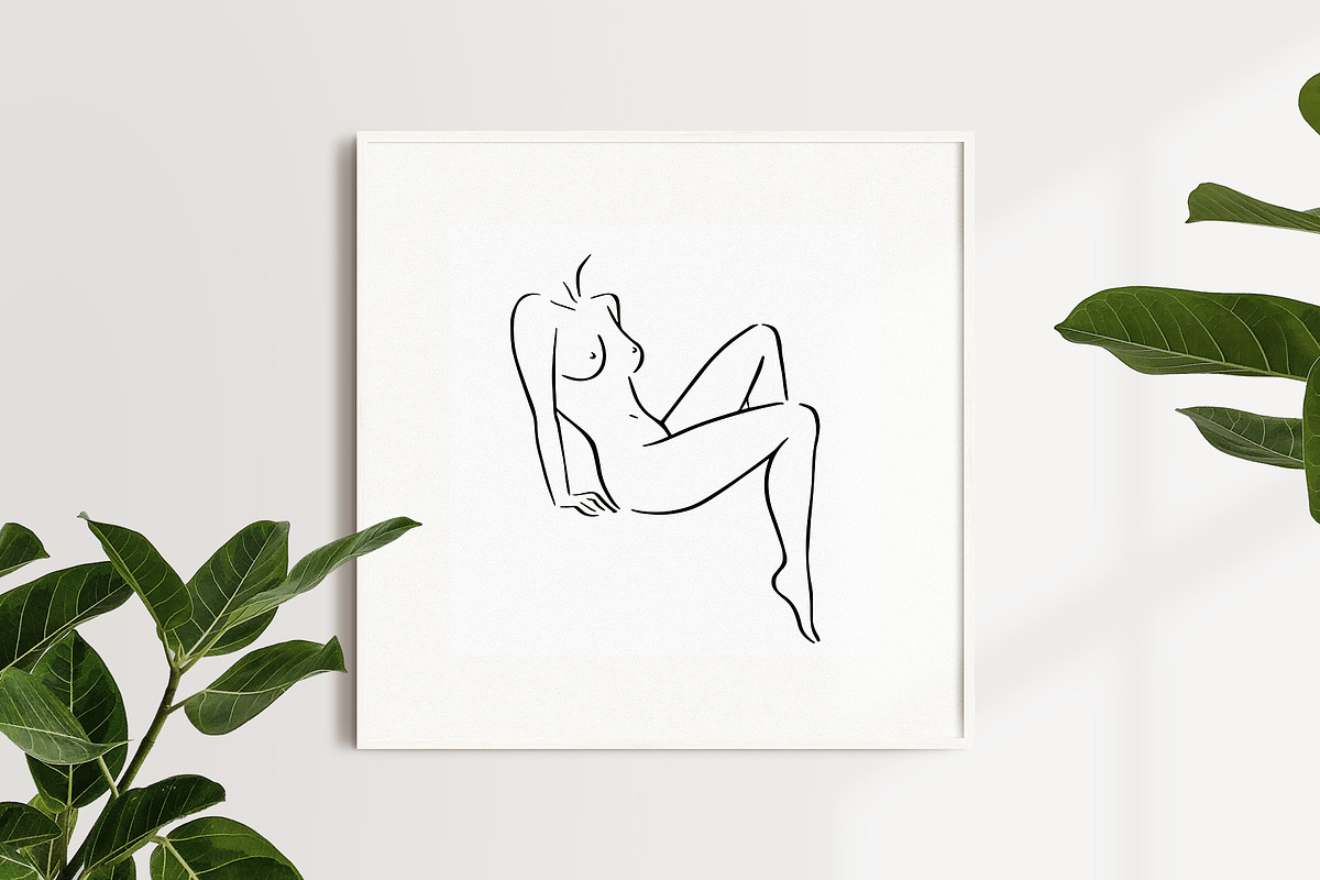 Body & Soul. Female Figure Line Art, a Healthcare Illustration by mejorana (Photo 10 of 12)
