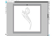 Tulip svg dxf png, flower clipart, an Object Illustration by Bila Vorona (Thumbnail 2 of 5)
