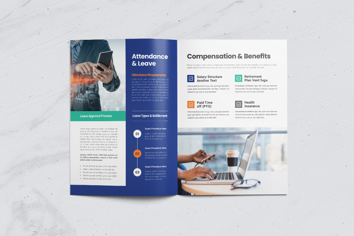 Employee Onboarding Manual Template, a Brochure Template by Creativity-Design (Photo 6 of 9)