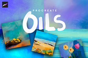 Procreate Artist Oil Paint Brushes, a Brush Add-On by Mels Brushes (Thumbnail 1 of 4)