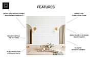 Bathroom Wallpaper Mockup PSD, a Household Mockup by 1001 mockups (Thumbnail 2 of 12)