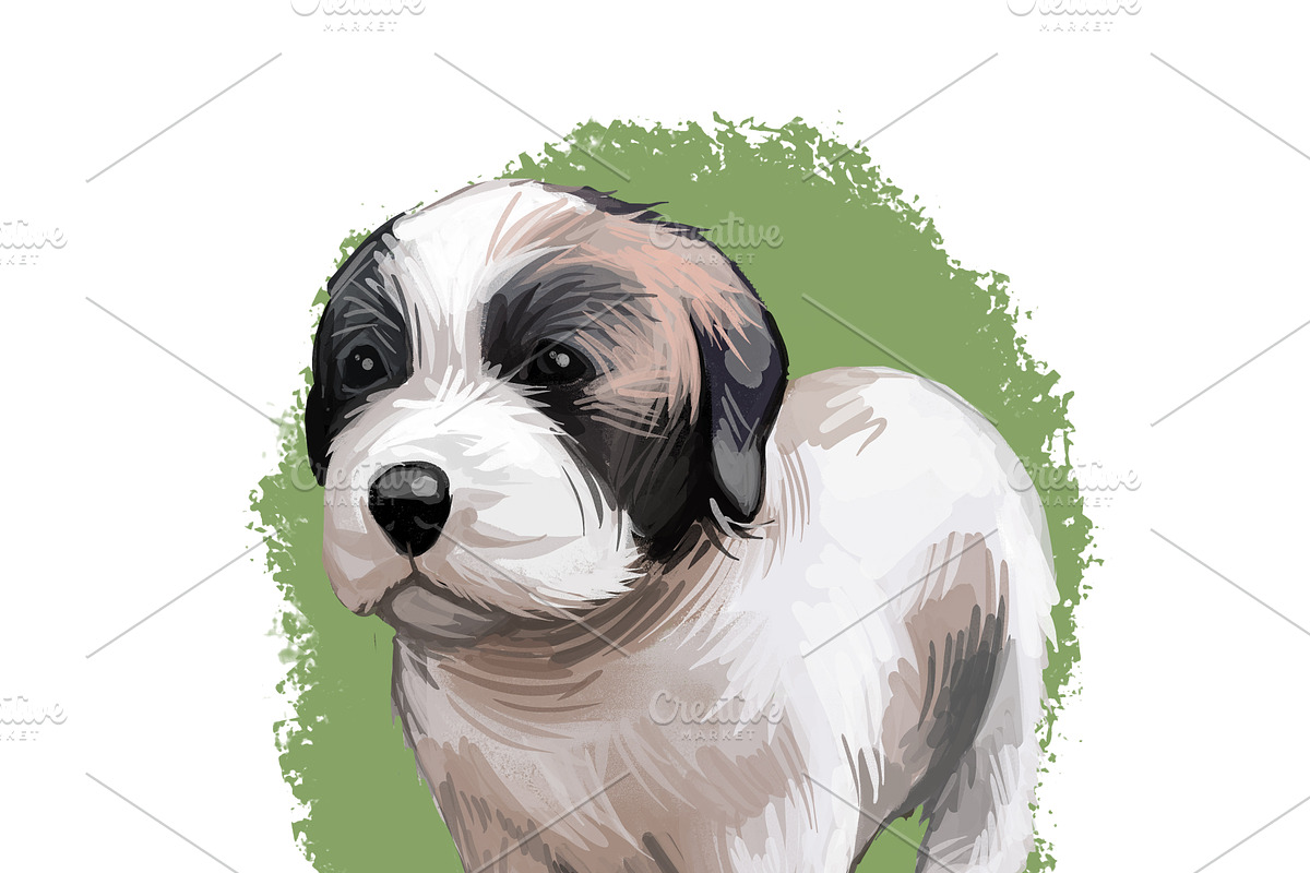 Puppies Dog Breeds Big Bundle 135Pcs, an Animal Illustration by Dneprstock (Photo 43 of 68)