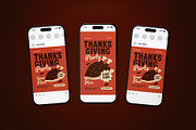 Thanksgiving Party Flyer, a Flyer Template by The Good Store (Thumbnail 2 of 2)