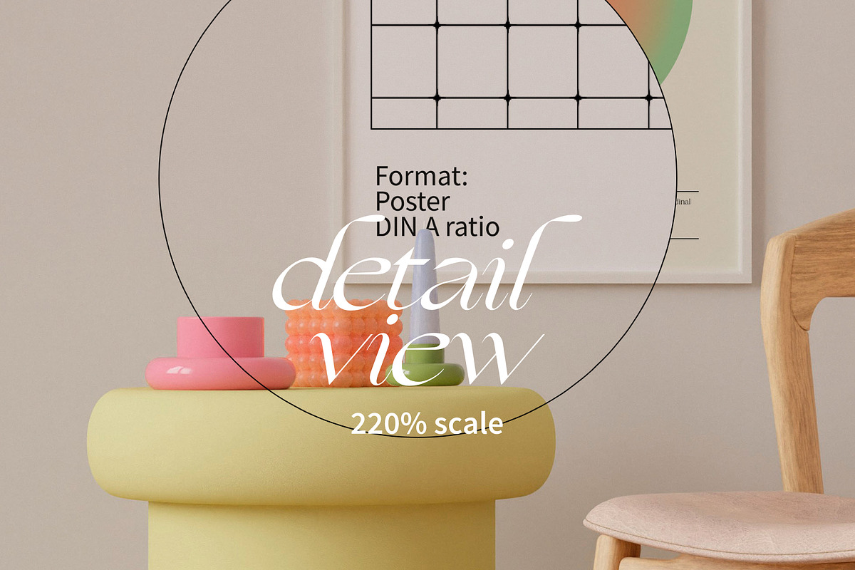 Artwork Frame Mockups DIN A Ratio, a Household Mockup by Bonumo (Photo 6 of 10)