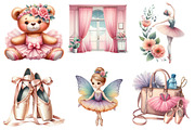 Cute Ballet Clipart, an Illustration by Pixels.Craft (Thumbnail 4 of 10)