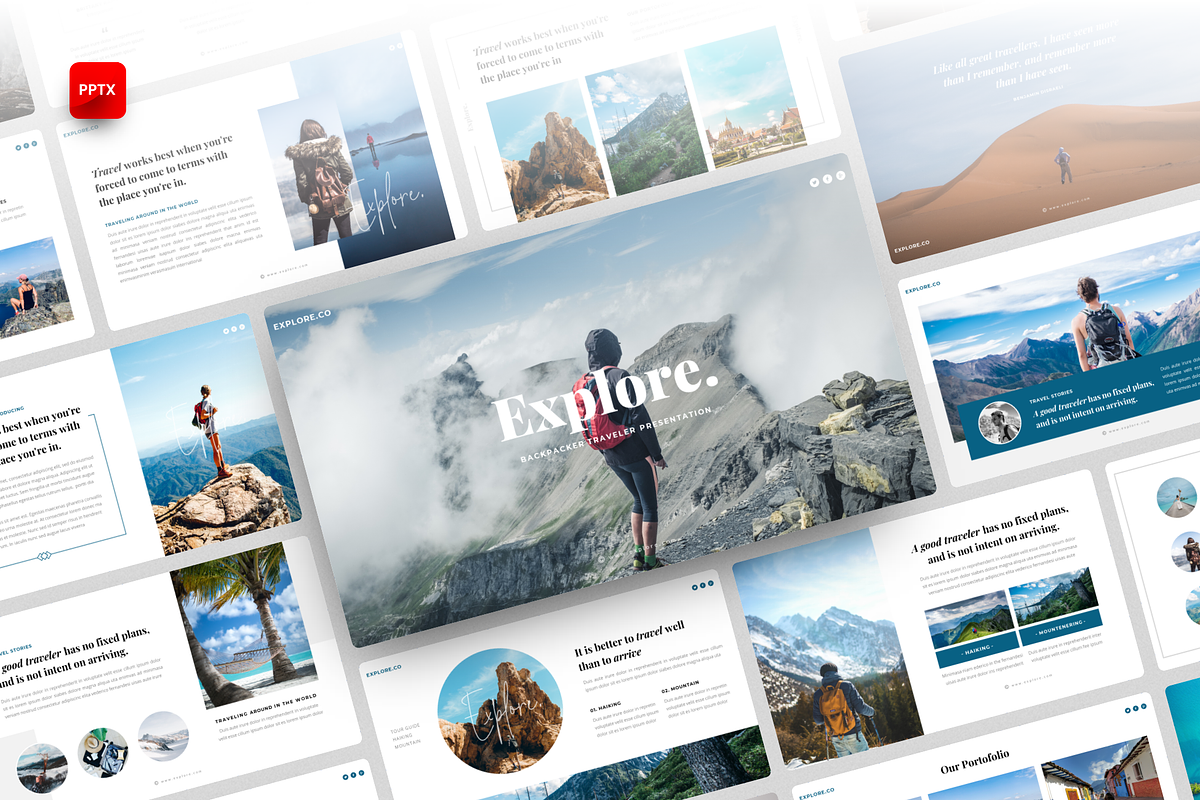 Adventure Tourism PowerPoint, a Presentation Template by YossyOneStd (Photo 1 of 5)